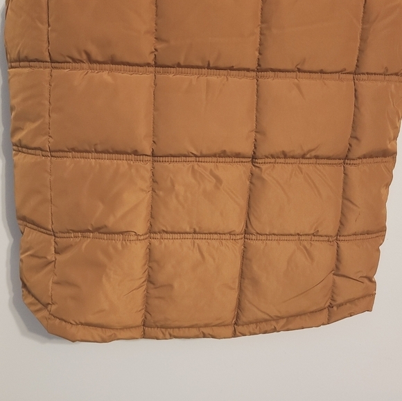 Goodfellow & Co. | Men's Brown/Tan Full Zipper Puffy Vest (Size Small) - Picture 11 of 12